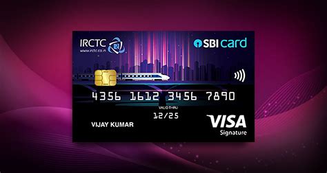 IRCTC sbi credit card